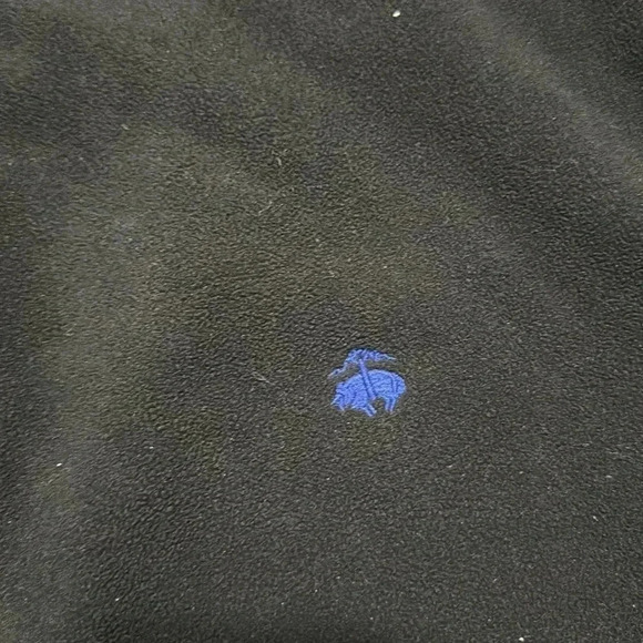 Brooks Brothers Black Quarter Zip Fleece Pullover XXL - Picture 3 of 5
